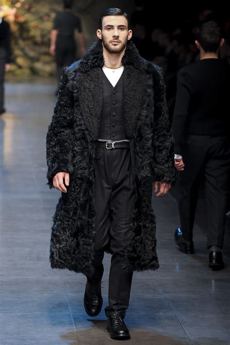 dolce and gabbana mens coat